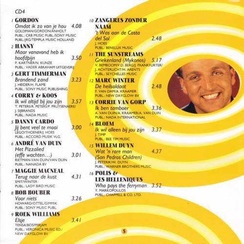 Chiel Montagne Presenteert Mooi Was Die Tijd... : CD4 Back